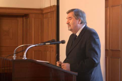 Kleiber, Sekretarz O.L. PAN - M. Rozmus, Konsul Generalny Ukrainy w Lublinie - O. Horbenko.