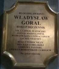 144 Monografia rzymskokatolickiej parafii św. Mikołaja w Grabowcu, tom II rzymskokatolickiego Urodził się 1 maja 1898 roku w Stoczku (parafia r.l. Dys), syn Kajetana i Julianny z Zielińskich małżonków Goral.