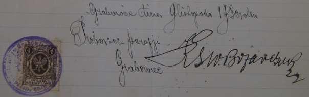 8 Monografia rzymskokatolickiej parafii św. Mikołaja w Grabowcu, tom II Administrator parafii Grabowiec (11.04.1928-23.04.1933). Zdjęcie 2 Rok 1930, 9 listopada. Podpis ks.