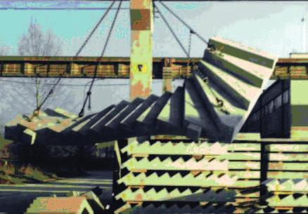 Obecnie nie produkuje się wielkowymiarowych prefabrykatów betonowych dla budownictwa mieszkaniowego, za wyjątkiem wielkiej płyty z Zakładu Fot.