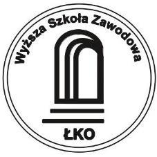 Wyższa Szkoła Zawodowa Łódzkiej Korporacji Oświatowej z siedzibą w Łodzi ul. Wólczańska 93 90-515 Łódź Wydział Chemii Stosowanej ul.