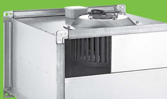 Stopień ochrony IP 55, klasa izolacji B. Temperatura pracy Wentylator jest przystosowany do przetłaczania powietrza o temperaturze nie przekraczającej 45 C. Akcesoria HRX Regulator obrotów str.