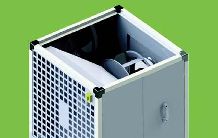 Stopień ochrony IP 55, Klasa izolacji F. Temperatura pracy Wentylator jest przystosowany do przetłaczania powietrza o temperaturze nie przekraczającej 120 C. Akcesoria HRX Regulator obrotów str.