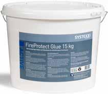 600 g/m 2 FireProtect FP Glassfleece: 230 g/m 2 Klej: Ilość kleju: FireProtect Glue: 15 kg patrz