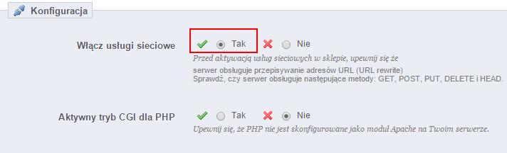 Konfiguracja PrestaShop 1.