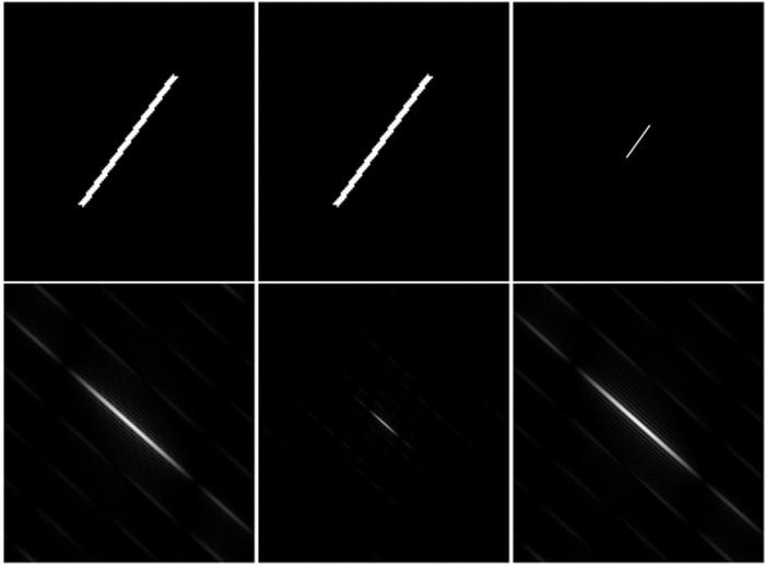 Gęstość próbkowania i aliasing x Apertura 18x18 x'= x N ' /N 51x51 x ' = x 51x51 Gęstsze próbkowanie zanurzenie w macierzy zer