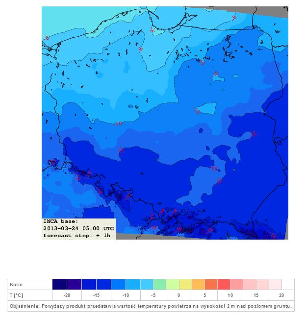 Pokrywa śnieżna Temperatura