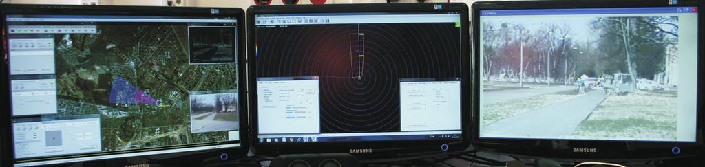 Synteza danych w wieloczujnikowym systemie ochrony perymetrycznej obiektów 217 Ostatnim krokiem działania algorytmu syntezy danych jest dowiązanie danych z radaru i GPS do cyfrowej mapy obserwowanego