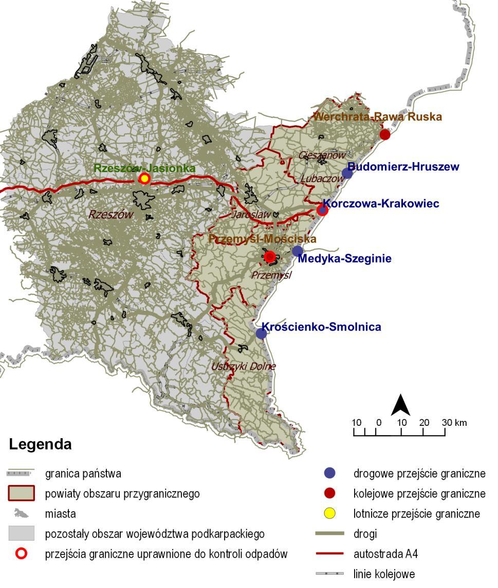 7. TRANSGRANICZNE PRZEMIESZCZANIE ODPADÓW Jednym z zadań wojewódzkich inspektorów ochrony środowiska jest wykonywanie kontroli w zakresie transgranicznego przemieszczania odpadów.