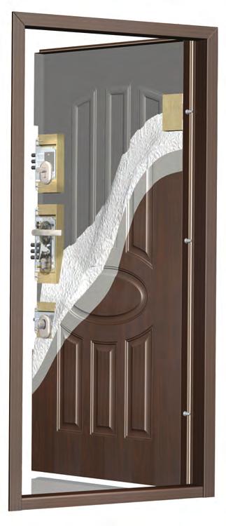TT PLUS, ceny od 1099 zł netto TT PLUS - DRZWI O ZWIĘKSZONEJ IZOLACYJNOŚCI CIEPLNEJ I AKUSTYCZNEJ W STOSUNKU DO MODELU TT 1 2 3 4 5 6 7 8 9 10 11 12 Ekologiczna płyta z polistyrenu spienionego EPS o