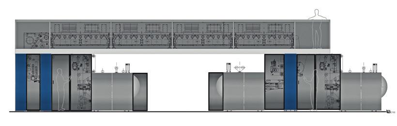 optymalna ergonomia obsługi proces produkcyjny przyjazny dla środowiska nowo opracowane rozwiązania techniczne dla precyzyjnego pomiaru i dozowania kleju niezwykle dokładny system kontroli naprężenia