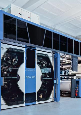 Neo XD LR Neo XD LR Nowa gwiazda na horyzoncie flexo Ośmiokolorowa maszyna Neo XD LR CI, po raz pierwszy zaprezentowana na targach drupa 2016, to pierwsza wielozadaniowa hybrydowa maszyna