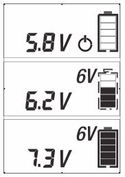 Program specjalny przeznaczony do akumulatorów 6 V od 1,2 do 14Ah. Dostosowany prąd ładowania (7,3 V / 0,8 A).