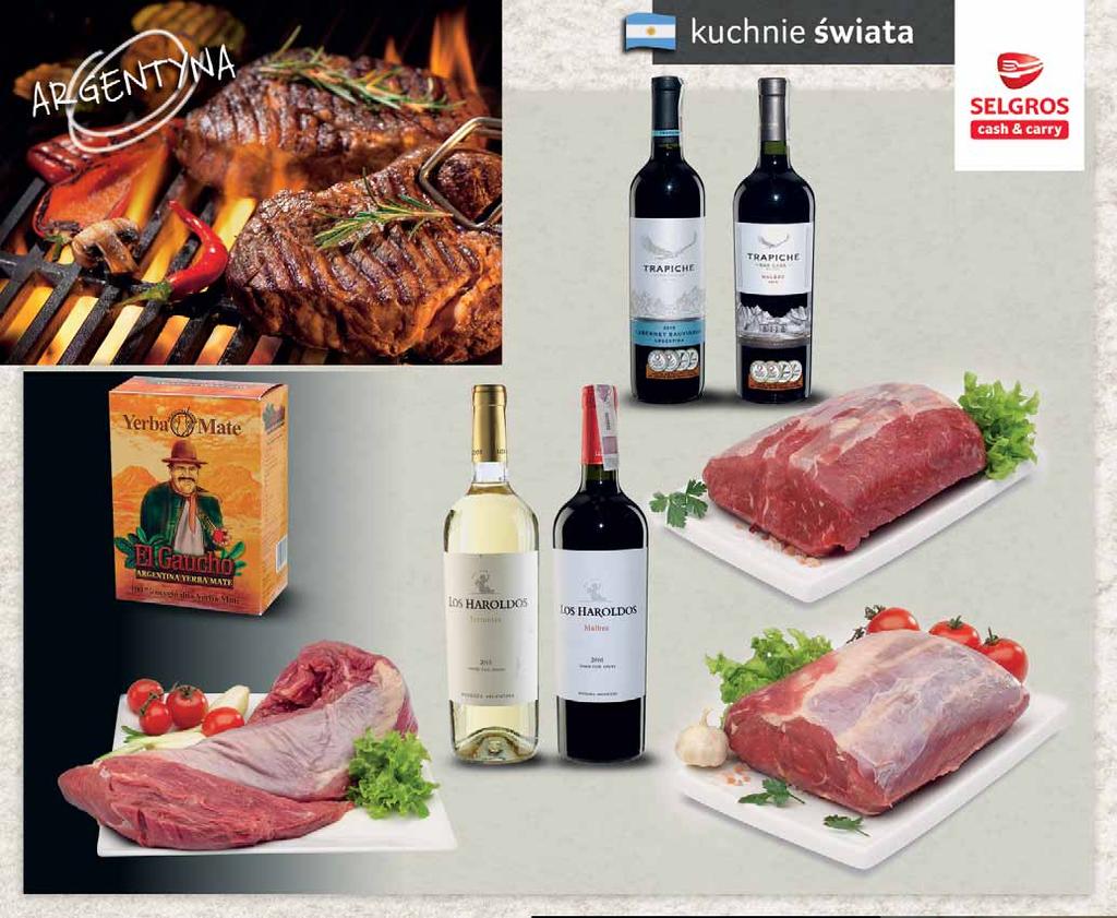 14 TRAPICHE CABERNET SAUVIGNON 750 ML 58084500 18 z VAT 23.36 TRAPICHE OAK CASK MALBEC 750 ML 58387598 28 z VAT 35.66 ROSTBEF WOŁOWY BEZ KOŚCI ARGENTYŃSKI 67643528 82 z VAT 87.