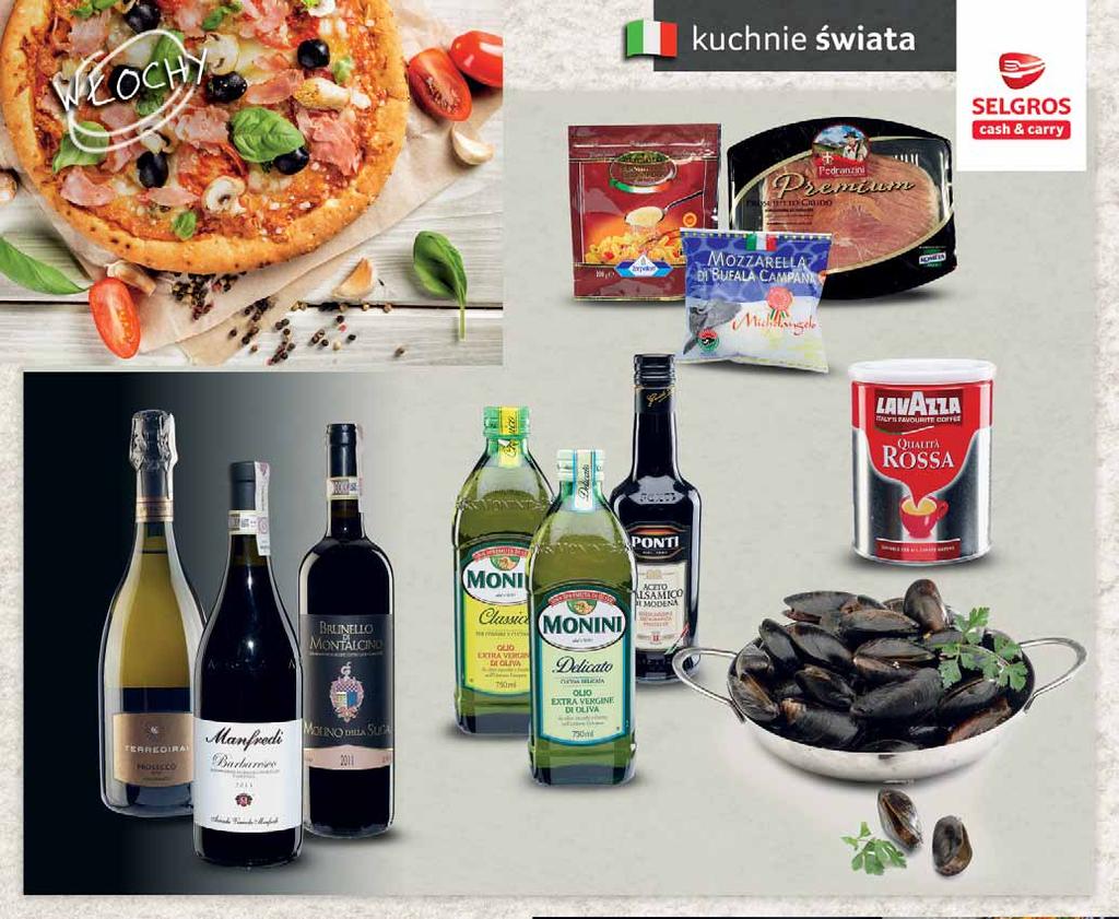 2 PROSCIUTTO CRUDO 100 G 22200661 9 69 z VAT 10.18 PROSECCO TERREDIRAI 750 ML białe półwytrawne 76617786 20 29 z VAT 24.96 BARBARESCO DOCG 750 ML 150435 29 z VAT 36.