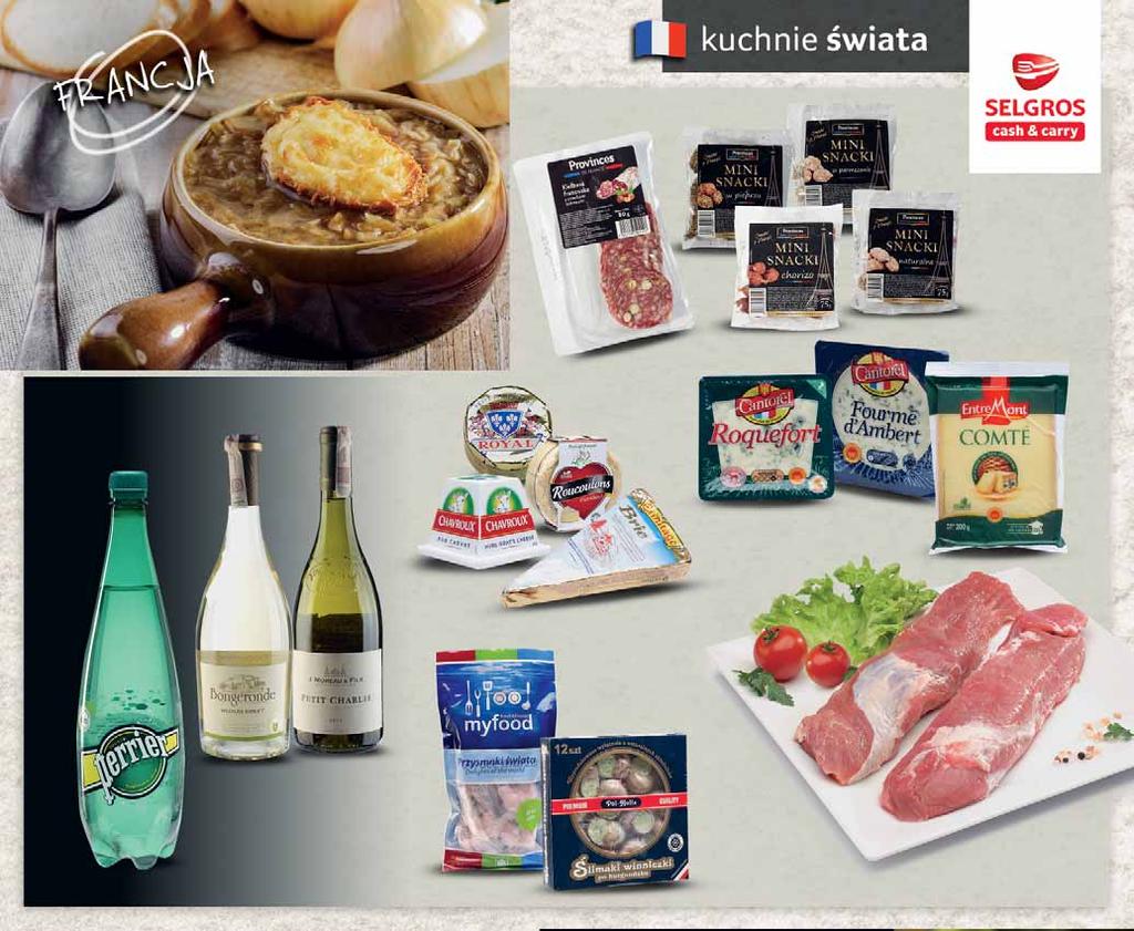 6 KIEŁBASA FRANCUSKA Z ORZECHAMI LASKOWYMI 80 G 77271534 4 z VAT 5.24 WODA PERRIER 1 L sprzedaż po w promocji również inne pojemności wody Perrier 30454045 2 19 z VAT 2.