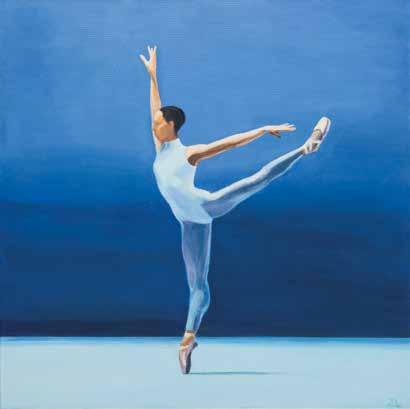 33 Zofia Lelek (ur. 1980) Taniec klasyczny, 2014 r. akryl/płótno, 70 x 70 cm sygnowany p.