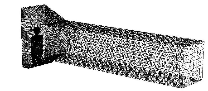 W pierwszym kroku zdefiniowano model geometryczny i wygenerowano siatkę obliczeniową.