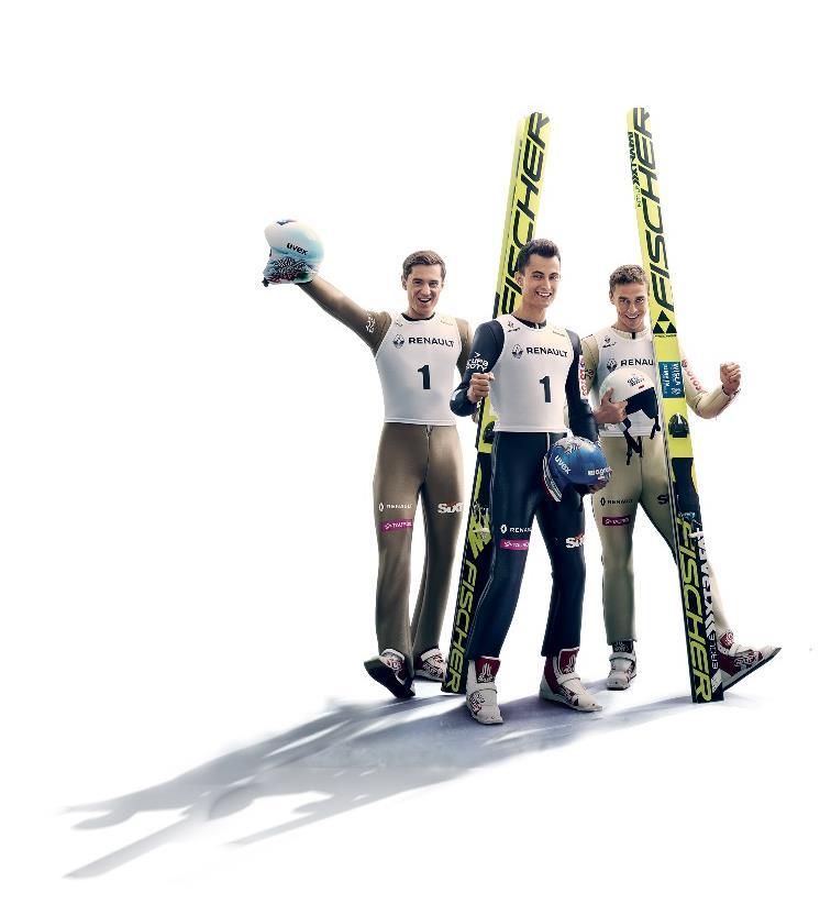 Dołącz do drużyny Renault Renault oficjalnym partnerem Polskiego Związku Narciarskiego WINTER EDITION Energy TCe 90 59 900 WYPOSAŻENIE SERYJNE