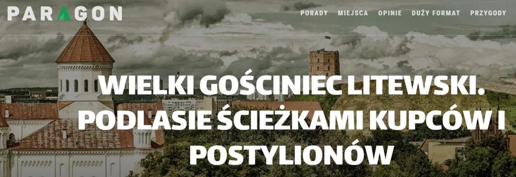 Paragon z podróży blog podróżniczy Podróżując marszrutą jednego z najważniejszych szlaków handlowych, jaki zna Polska, dotrzecie do miejsc niezastąpionych dla zrozumienia kultury i charakteru
