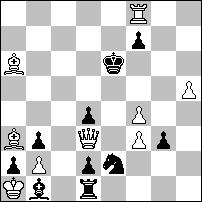 Kf1 A Gc2# (1.Kd1? Kf2! 1.H:h7? K:f4!) 1.Hg5? h2 a 2.Hh6 B Gc2# 1...h6! 1.Gd8? h2 a 2.Gf6 C Gc2# 1...f6! 1.G:f7? h2 a 2.Gh5 D Gc2# 1...K:g4! 1.Sd5? h2 a 2.Sf4 E Gc2# 1...Kg2! 1.Sc6? h2 a 2.Sd4 F Gc2# 1.