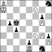 a) 1.H:f5+ W:f5+ 2.Kb4 Gd6# b) 1.H:g3 W:g3 2.Kc4 Sd6#.