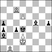 Hf3+ Kg1 15.Hg3+ =) 9 Wb5! 10.Kf4! (10.Kh4? [10.Kf6? W:e5 11.g8H a1h -+]) 10 W:e5 11.g8=H We4+! [i nie 11 a1h? 12.Hg2+! K:g2 pat] 12.Kh3 We3+ 13.Kh4 a1=h 14.Hd5+ Kg1 15.Hg5+ Kf2 16.