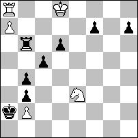 Wh3+ H:h3+ 5.K:h3 d2! (5 W:a5 6.Sb3 Wa3 7.Sd2 Wa2 8.Gg5 =) 6.Se2! Wa3+! (6 d1h 7.Sg3+ Kg1 8.Gd4+ H:d4 9.Se2+ Kf2 10.S:d4 =) 7.Sb3!! (7.Sg3+? W:g3+! 8.K:g3 d1h -+; 7.Gc3? d1h 8.