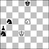 9.Ge4] 9.Gf5! powrót do 4. ruchu 9...h2 10.Gh3 h1h 11.Gg2+! H:g2 pat.