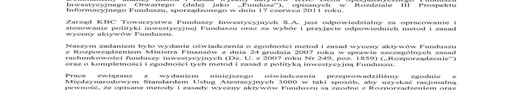 OŚWIADCZENIE PODMIOTU UPRAWNIONEGO DO