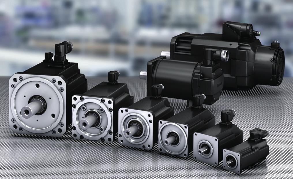 04 Nowe rozwiązania firmy Bosch Rexroth 2 2018 Silniki dla inteligentnych napędów Dynamiczne, precyzyjne i łatwe w konfiguracji najnowsze rozwiązania w dziedzinie napędów firmy Bosch Rexroth