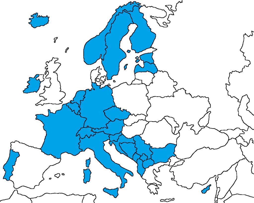 Rozpowszechnienie dopłat do świadczeń w Europie Dopłaty do opieki