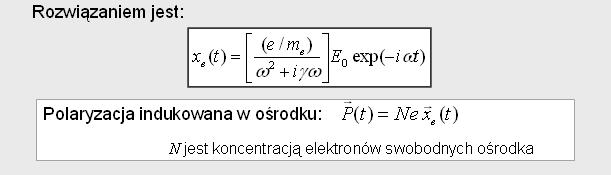 9--6 9--6 Jak w języku funkcji dielektycznej i zesolonego wsółczynnika załamania oisać własności otyczne metali?