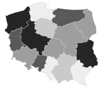 Rycina 3. Częstość stosowania wybranych sposobów leczenia raka piersi w Polsce w latach 2004 2010. Źródło: opracowanie własne na podstawie danych NFZ Rycina 4.
