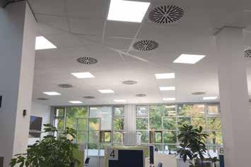 Panele LED EcoMax UGR22 Cienka i atrakcyjna konstrukcja, także nadaje się do zawieszenia Do 55% niższe zużycie energii w porównaniu do świetlówek TL Długa żywotność do 50 000 godzin Technologia