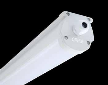 Oprawy wodoszczelne LED Performer G2 Oprawy wodoszczelne oferujące wysoką skuteczność świetlną sięgającą 130 lm/w Dostępne w 3 długościach i 6 mocach Do 60% niższe zużycie energii w porównaniu z