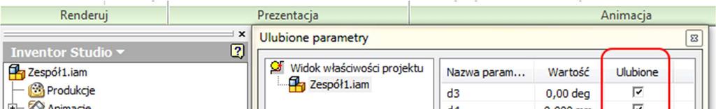 4. Kolejny krok to animacja zmiennych, w tym celu w drzewie na zmiennej
