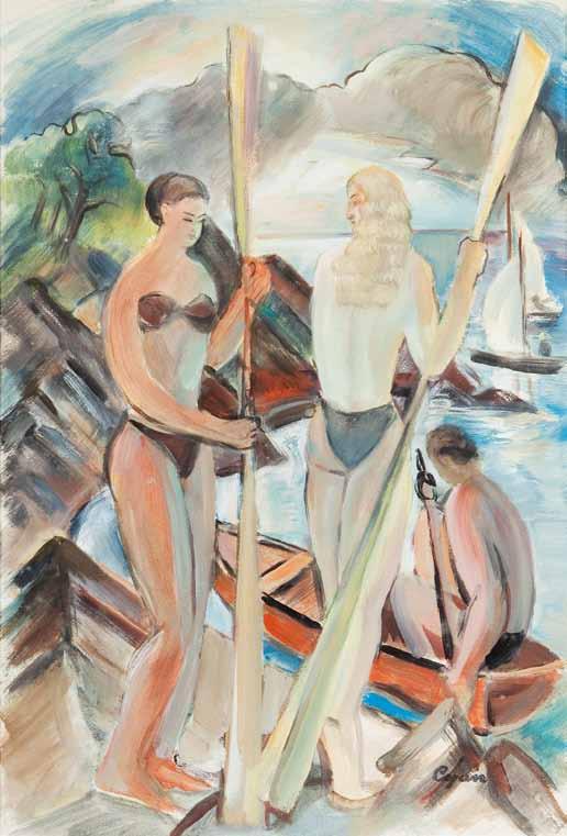 4 Zdzisław Cyankiewicz (1912 Czechowice 1981 Paryż) Nad rzeką