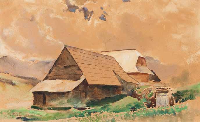 13 Julian Fałat (1853 Tuligłowy 1929 Bystra) Zakopane, 1906 r.