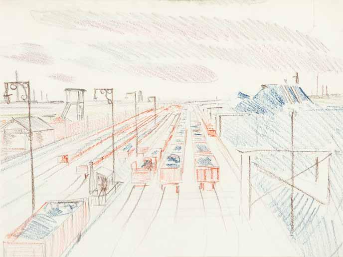 46 Rafał Malczewski (1892 Kraków 1965 Montreal) KOlej szkic do