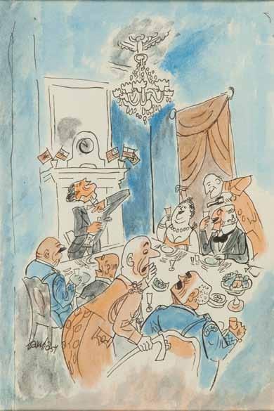 55 Jerzy Zaruba (1891 Radom 1971 Warszawa) Emigracja Londyńczycy, 1954 r.