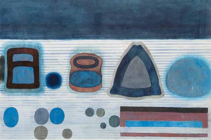 80 Jan Tarasin (1926 Kalisz 2009 Warszawa) Uprzedmiotowienie II, 2003 r. akwarela, gwasz/papier, 69,5 x 47 cm sygnowany i datowany p. d.: ' Jan Tarasin 2003' W 1951 r.