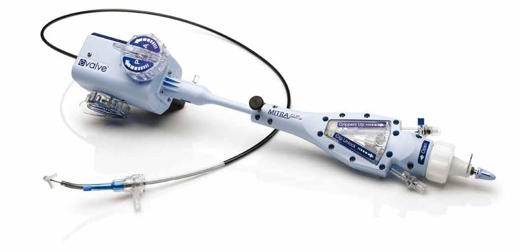 proksymalnym. MITRACLIP (IMPLANT) Konstrukcja ze stopu kobaltu i chromu. Poliestrowa powłoka opracowana z myślą o stymulowaniu wzrostu tkanek.