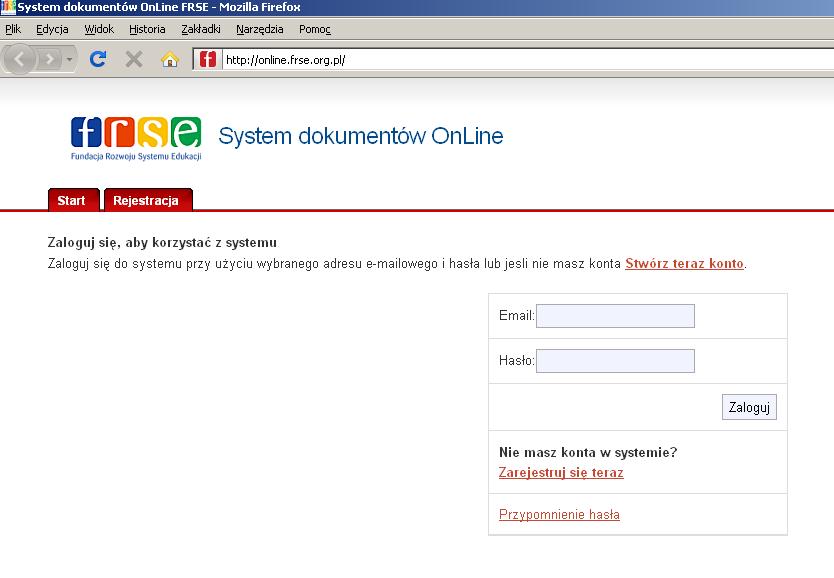 System dokumentów on-line