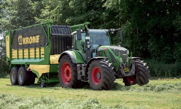 Dwuzadaniowa przyczepa zbierająca MX 370 GL / GD i 400 GL Przyczepa zbierająca i przyczepa do transportu zielonki Pojemność ładunkowa 37 albo 40 m 3 Nadwozie wykonane całkowicie ze stali, wyposażone