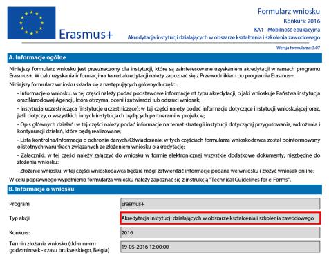 DOKUMENTACJA DLA WNIOSKODAWCÓW: Formularz wniosku eform Przewodnik po programie
