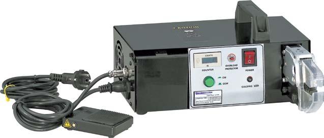 E-MC-40 Automatyczna zaciskarka do tulejek ze ściągaczem izolacji urządzenie umożliwia ściąganie