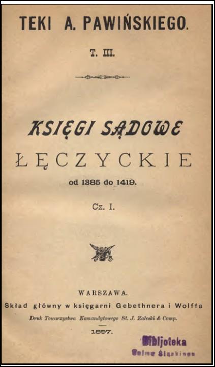 Styczniowe 1863 Jan Gotlib Bloch Cukrownia