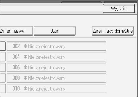 Programy Zmiana zapisanego programu Zmienia ustawienia programu. A Sprawdä ustawienia programu. B Ustaw zawartoãæ programu. C Naciãnij przycisk {Program}. D Naciãnij przycisk [Zarejestruj].