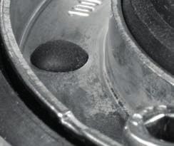 uszczelnienia 40 mm standardowe wykonanie z gumy EPDM, opcjonalnie z NBR (tylko typy SL 150 300) system